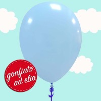 Palloncino Celeste Baby Pastello 12" Ad Elio