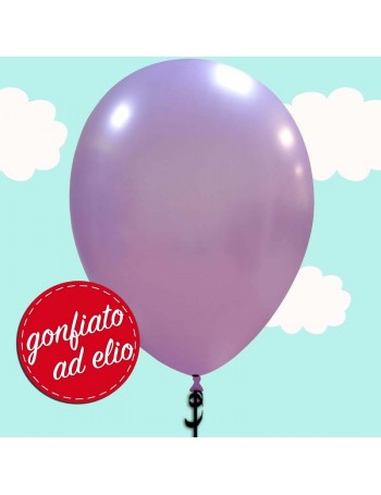 palloncino lavanda metallizzato ad elio