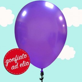 palloncino ad elio viola metallizzato