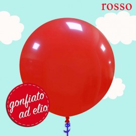 Palloncino 19" rosso pastello ad elio