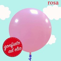 Palloncino 19" rosa pastello ad elio