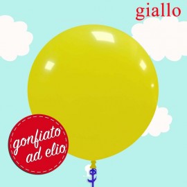 Palloncino 19" giallo pastello ad elio