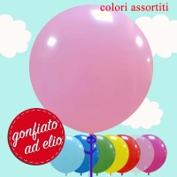 Palloncino 19" rosa pastello ad elio