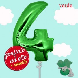 numero 4 verde cm.100 ad elio