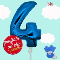 numero 4 blu cm.100 ad elio