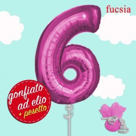 numero 6 fucsia maxi ad elio