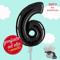 numero 6 nero pastello maxi ad elio