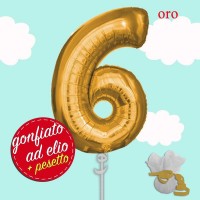 numero 6 oro maxi ad elio