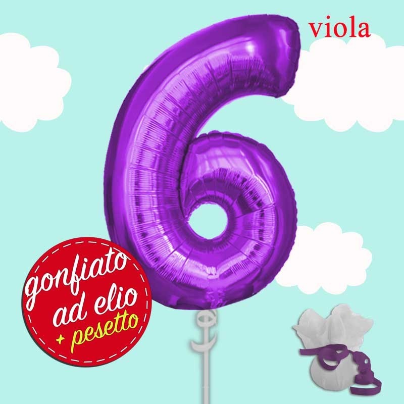 numero 6 viola maxi ad elio