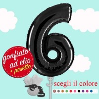 numero 6 nero pastello maxi ad elio