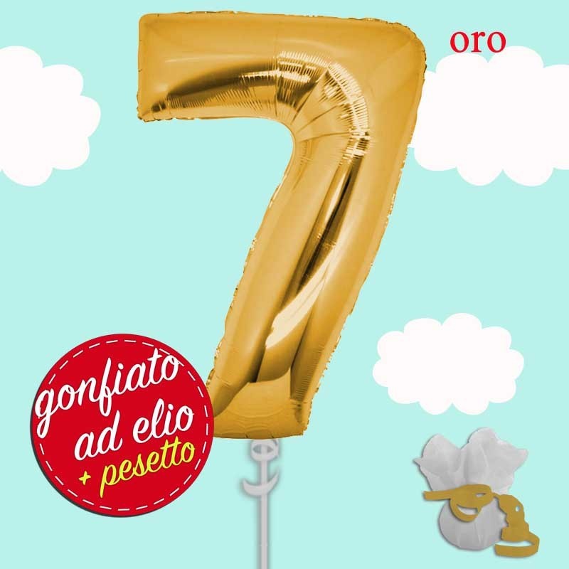 numero 7 oro maxi ad elio