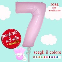 numero 7 rosa maxi ad elio