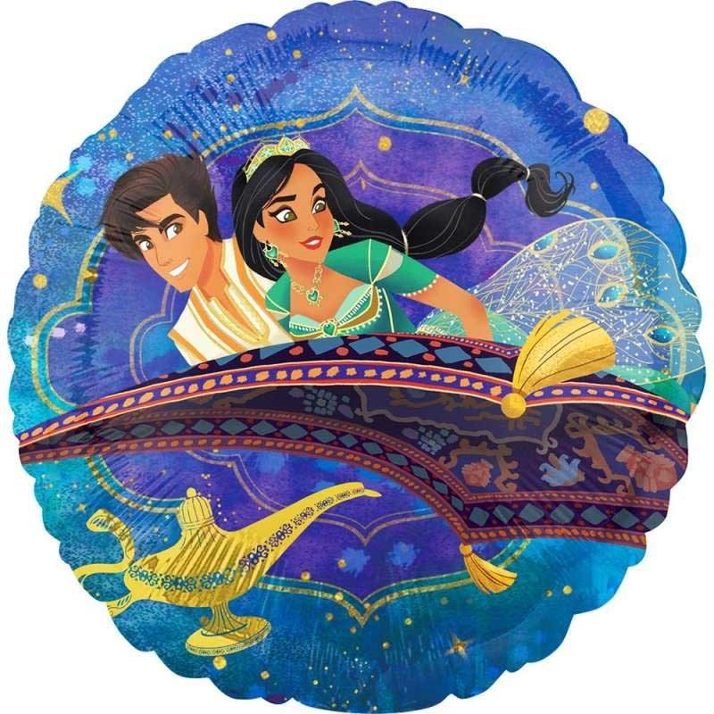 palloncino di aladin e jasmine sgonfio