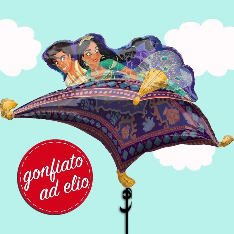 Palloncino 42" Super Shape mylar Aladdin "Aladin e Jasmine ad elio