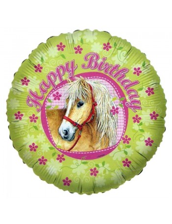 palloncino con immagine cavallo