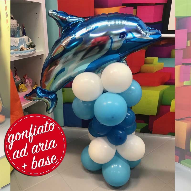 composizione palloncino delfino festa