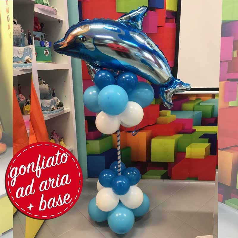 composizione festa delfino palloncino