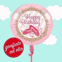 palloncino ad elio tema scarpette ballerina