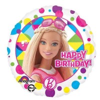 palloncino barbie happy birthday