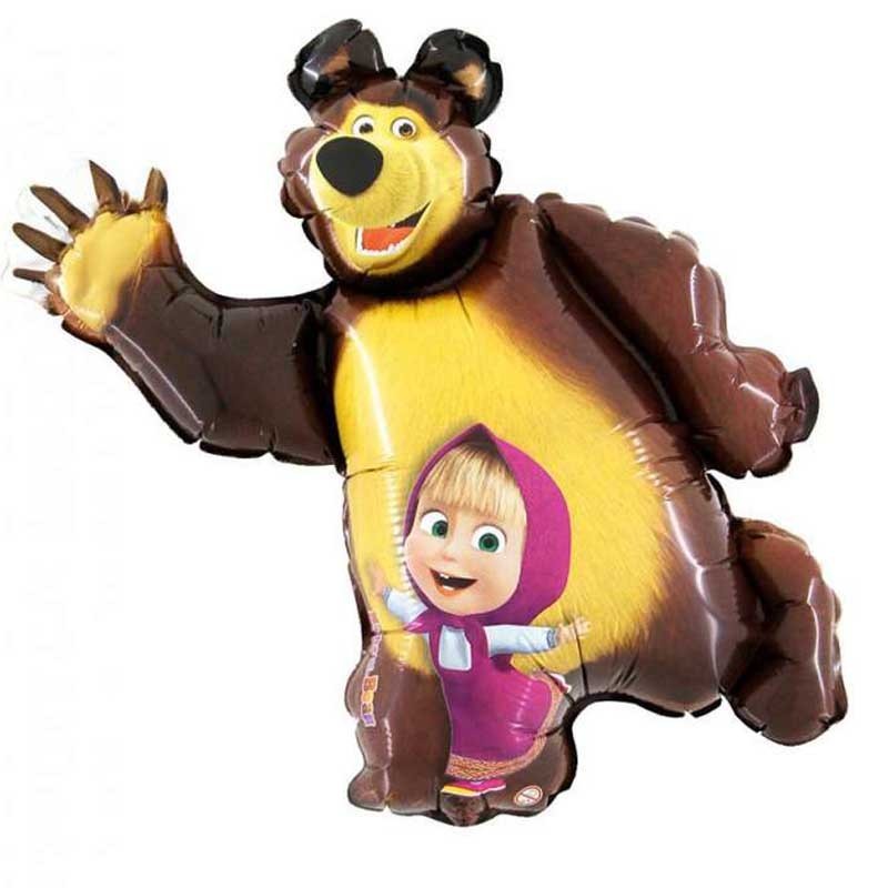 palloncino di Orso e Masha super shape