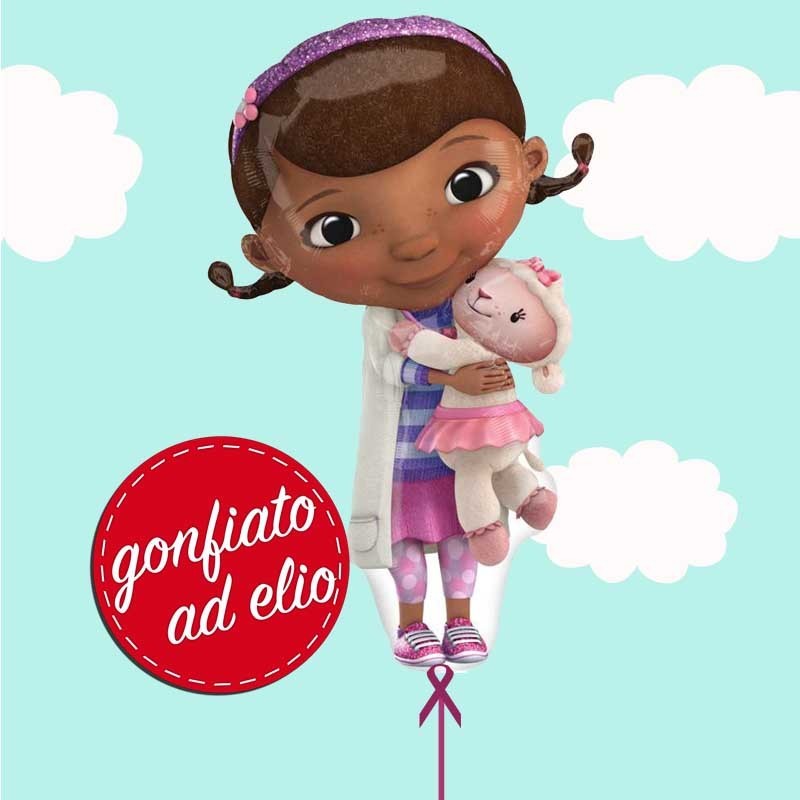 palloncino dottoressa Peluche super  ad elio
