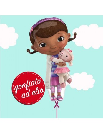 palloncino dottoressa Peluche super  ad elio