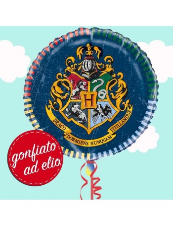 palloncino Hogwarts rotondo gonfiato ad elio
