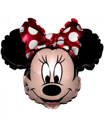 palloncino minnie mouse fiocco rosso