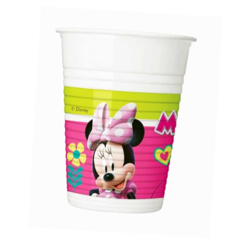 bicchieri minnie plastica