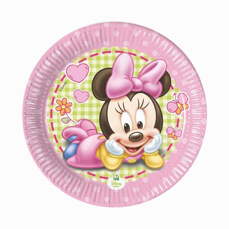 baby minnie piatti piccoli torta