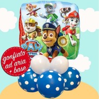 centrotavola palloncino dei Paw Patrol