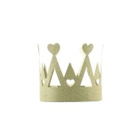 Coroncina Sweet Love Gold Glitter 1pz