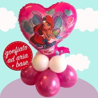 composizione palloncini ad aria delle Winx