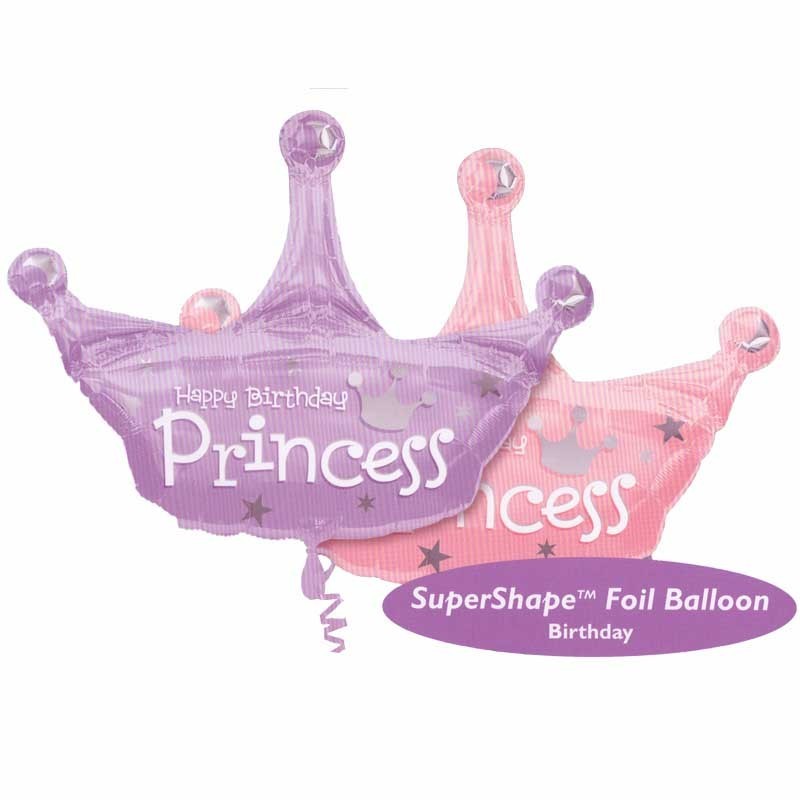 palloncino forma corona principessa