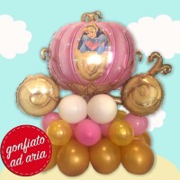 palloncino carrozza principesse Disney