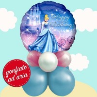 composizione palloncino Cenerentola festa