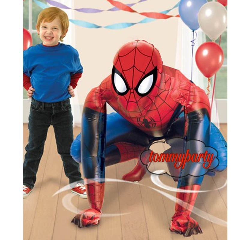 Spiderman palloncino gigante air walker pz.1