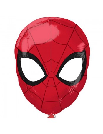 palloncino Spiderman mylar maschera