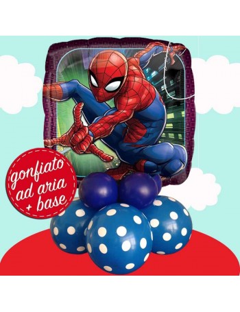 composizione Spiderman con base