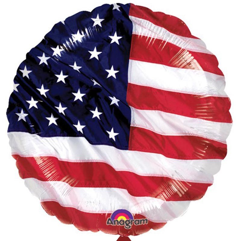 palloncino bandiera americana