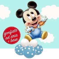 composizione compleanno baby Mickey da tavolo