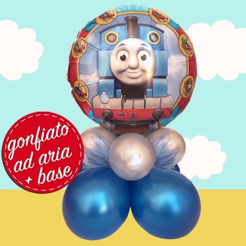 composizione palloncino trenino Thomas