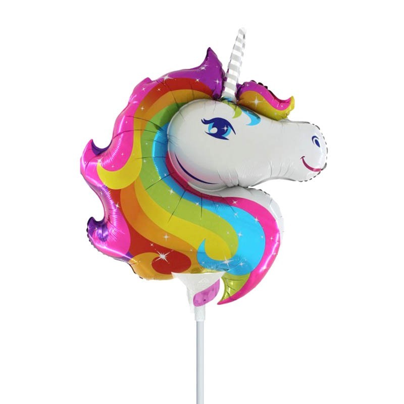 palloncino unicorno mini shape arcobaleno