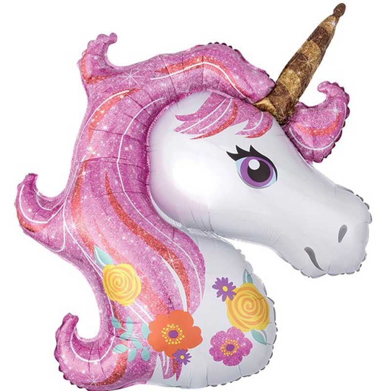 palloncino unicorno rosa super shape