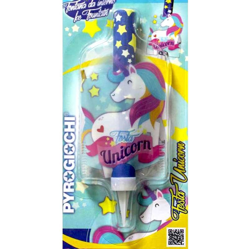 candela fontana unicorno