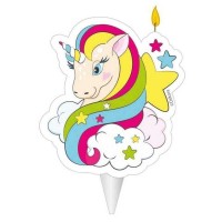 candela compleanno unicorno