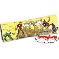 20 inviti festa Avengers