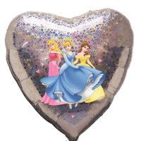 palloncino cuore delle principesse