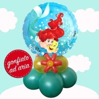 composizione con palloncini di Ariel