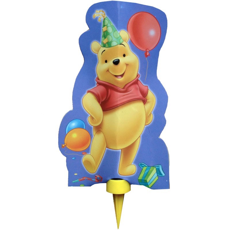 candela di Winnie con mascherina